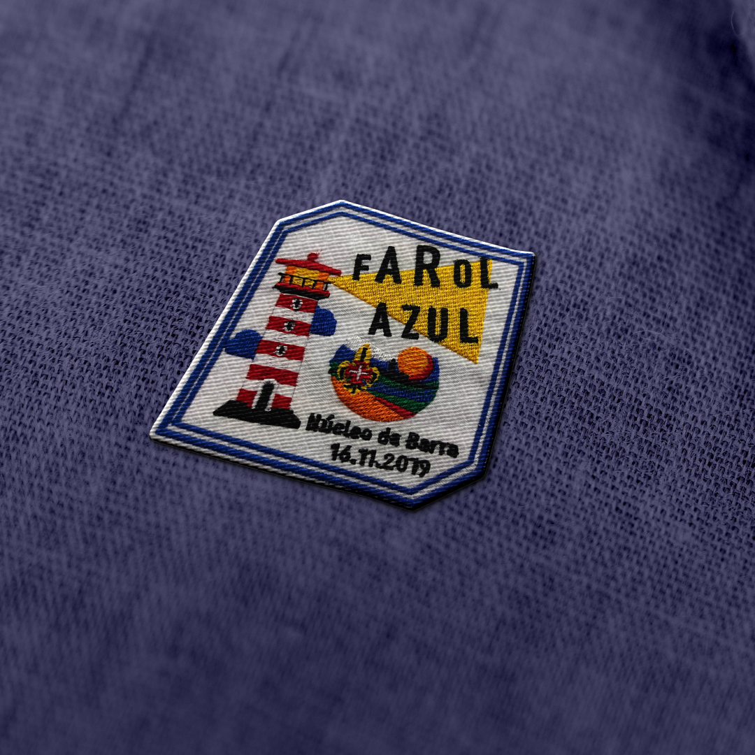 Bordado "Farol Azul"